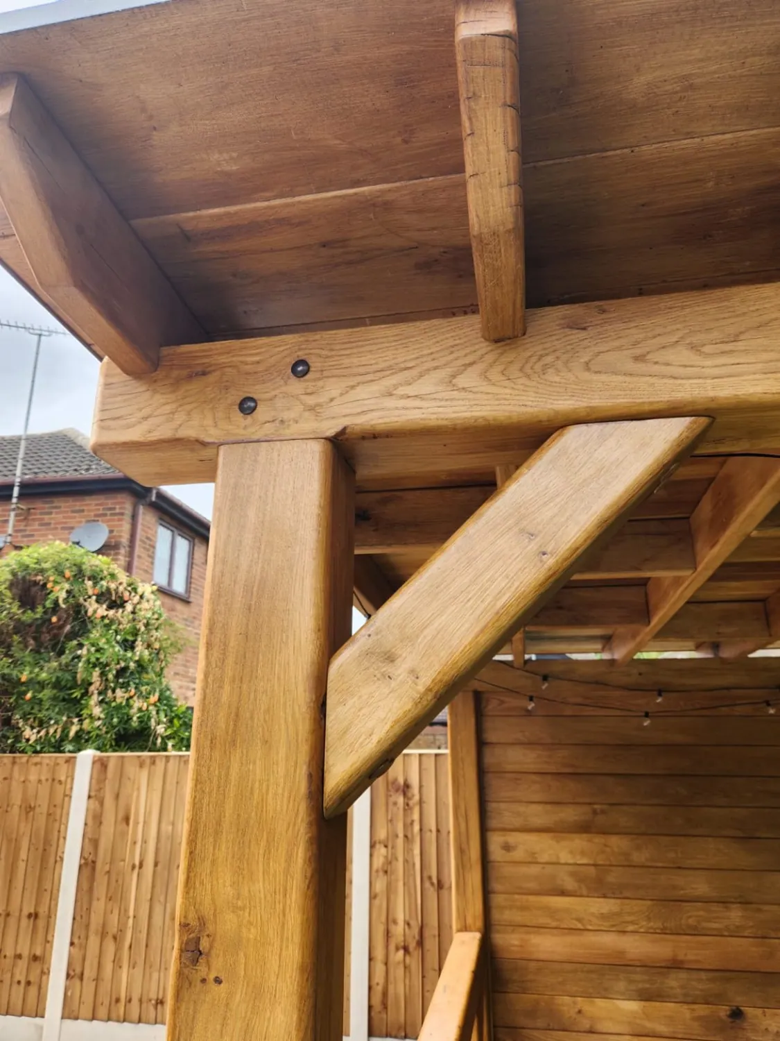 Timber Garden Gazebo – project photo 6 by A&J Bespoke Woodworking